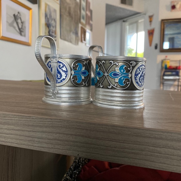 Authentic Soviet Russia Vintage Podstakannik - Picture 2 of 6